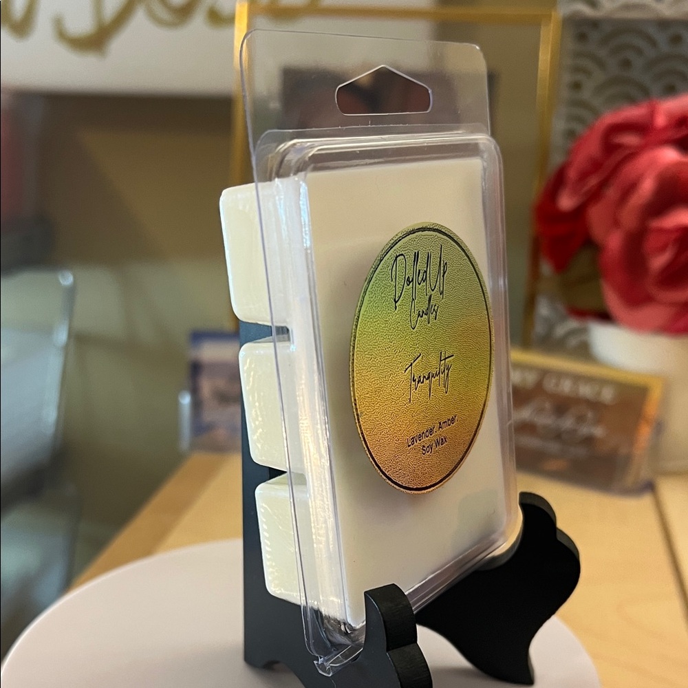 Tranquility- Lavender Amber Scented Soy Wax Melts - Picture 2 of 2